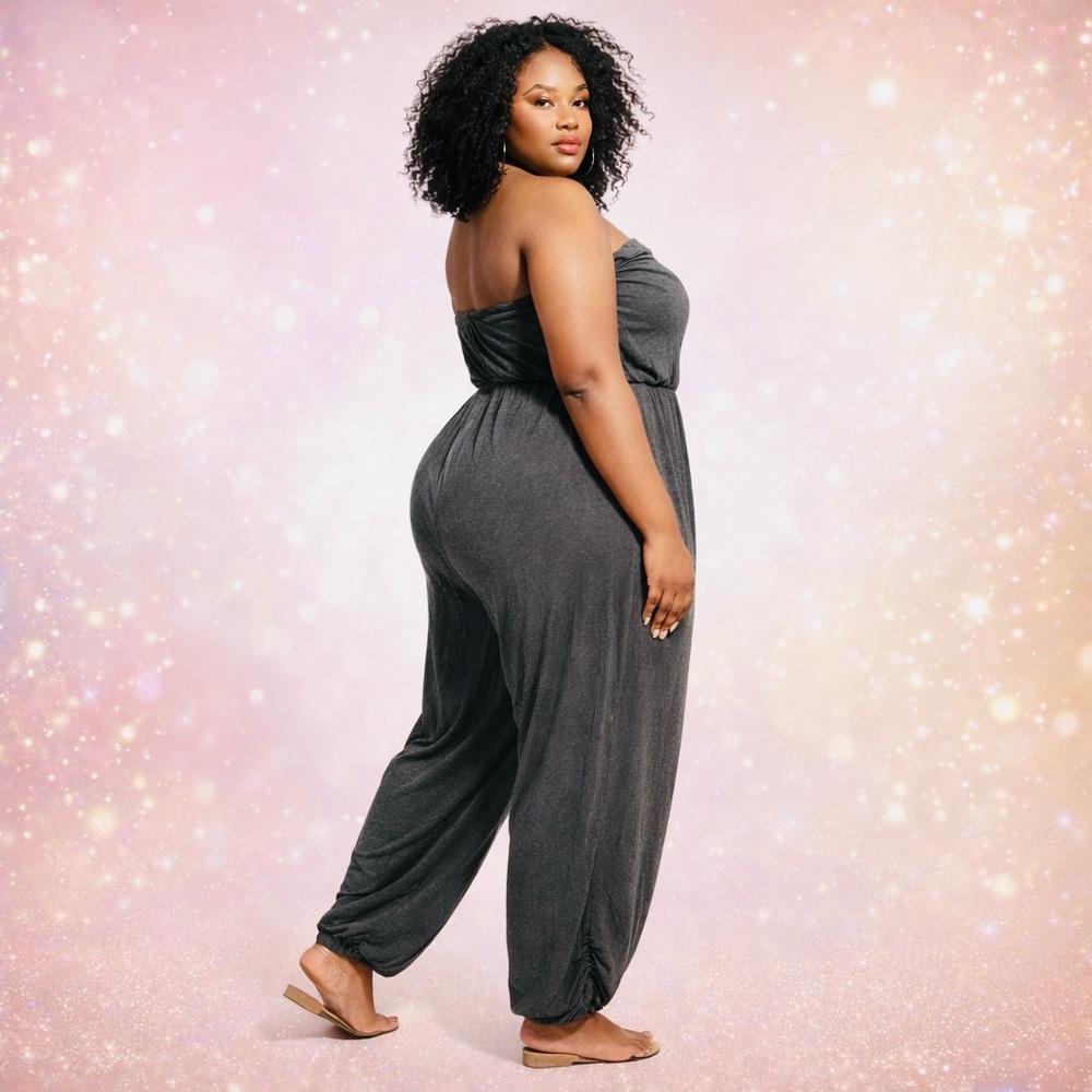 Target Charcoal Jumpsuit 3X - Picture 2 of 6